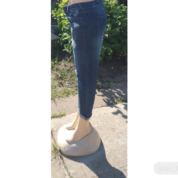 Cropped Blue Jeans Size 20 - Picture 2 of 6